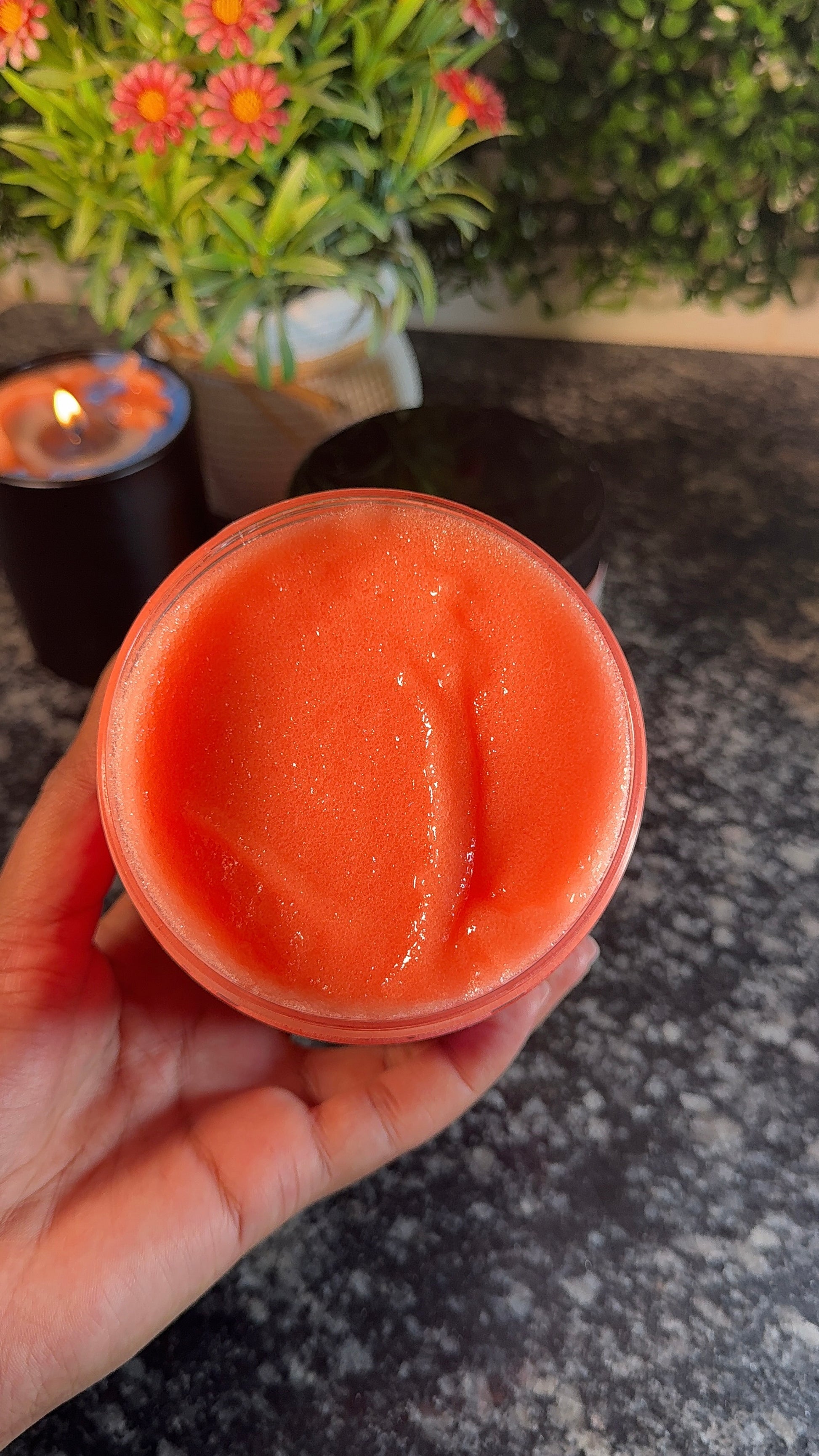 PEACH & CHERRY BLOSSOM EXFOLIATING FOAMING SCRUB