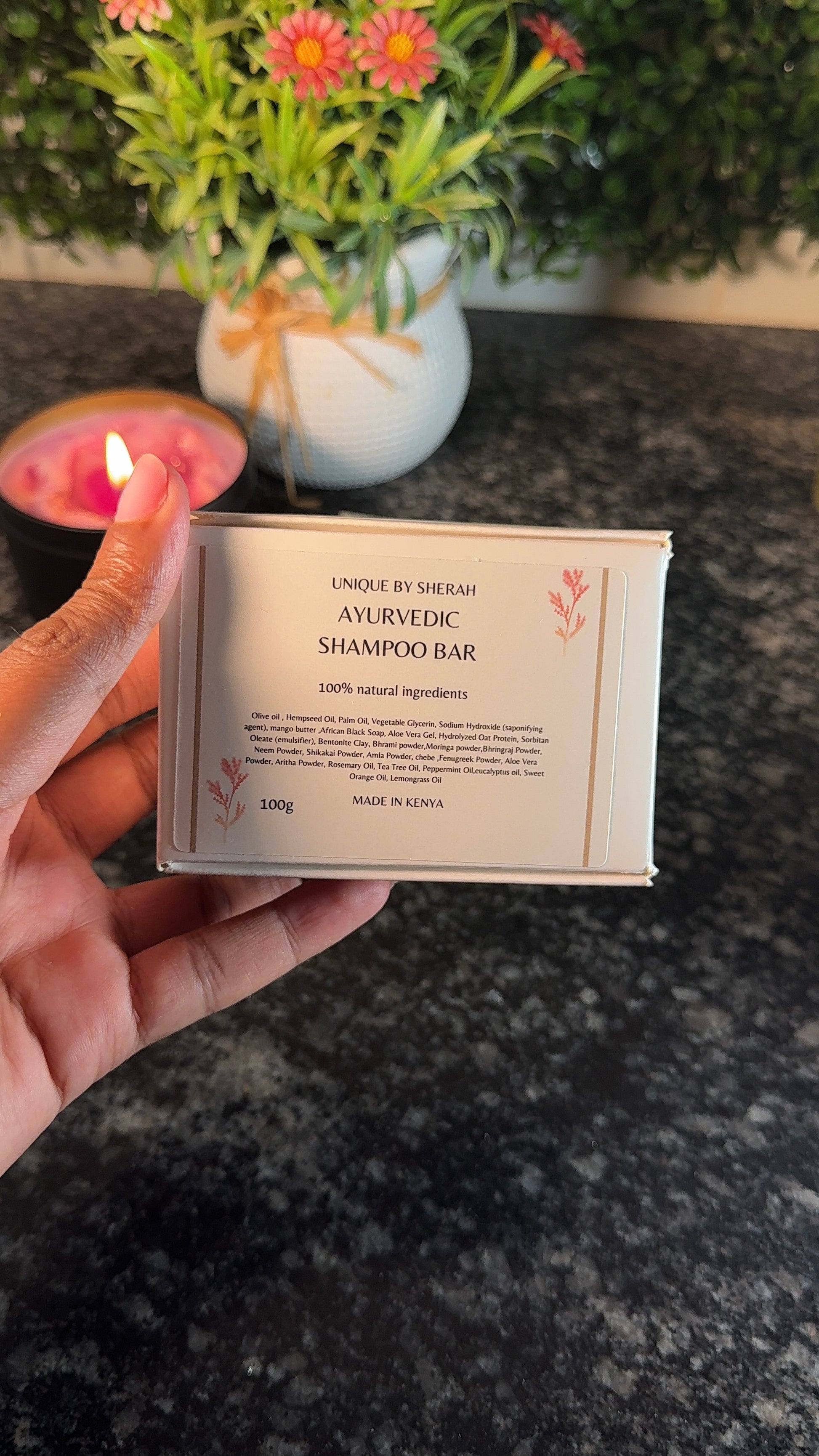 Ayurvedic shampoo bar