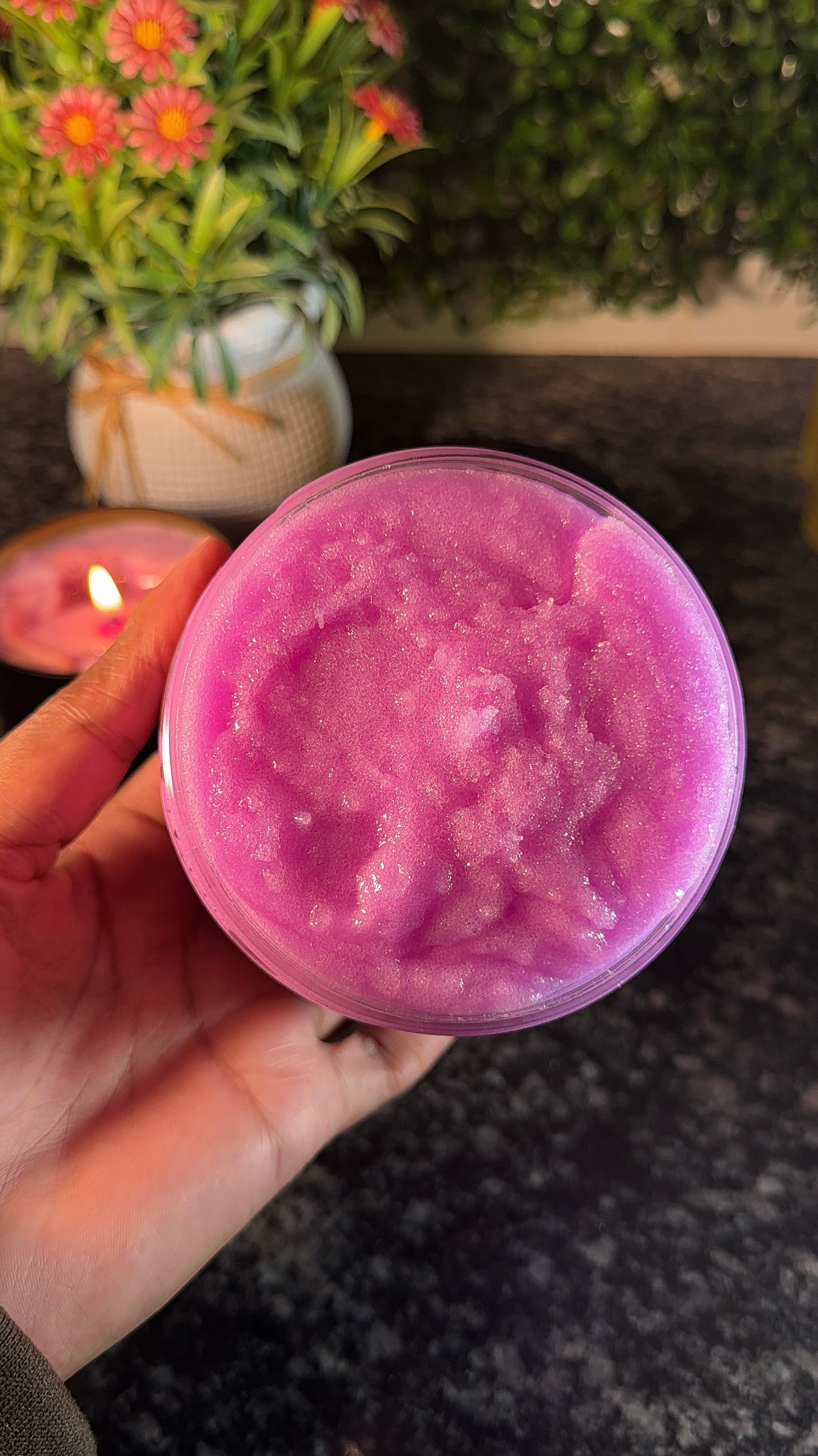 OPULENT ORCHID EXFOLIATING FOAMING BODY SCRUB