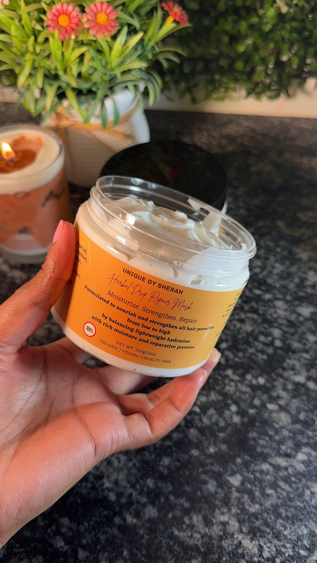 HERBAL DRIP REPAIR MASK(Deep conditioner)